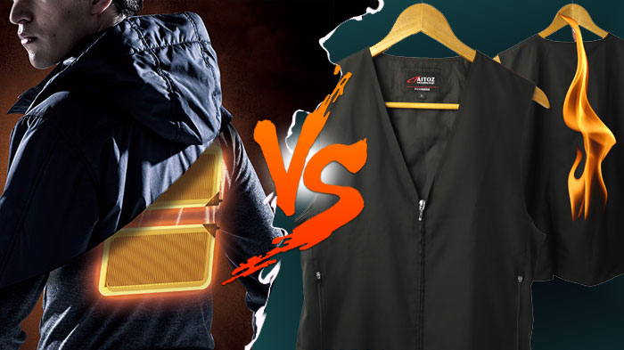 雷神服VSホットピア　最強のヒーターベストはどっち？