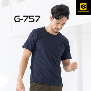 GLADIATOR グラディエーター G757 半袖 Tシャツ 消臭 接触冷感 UVカット 吸汗速乾 メンズ レディース 春夏 作業服 作業着