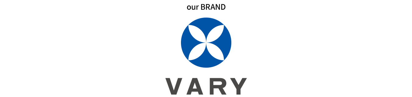 our BRAND VARY（ヴァリー,バリー）